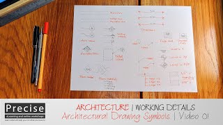 Architecture  Architectural Drawing Symbols 01 [upl. by Merow354]