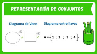 DIAGRAMA de VENN y DIAGRAMA de LLAVES✍ TEORÍA DE CONJUNTOS  👍NIVEL BÁSICO 🎁 [upl. by Erinn]