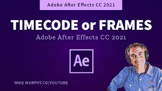 After Effects Video Timecode or Frames Display on the Timeline [upl. by Maxa202]