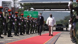 Rwandan president makes rare visit to DRC to meet Tshisekedi  AFP [upl. by Elleiand]