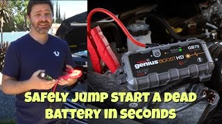 NOCO Genius Boost GB40 UltraSafe Lithium Jump Starter Demo and Review [upl. by Halfon]