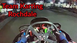 Hotlap of team karting Rochdale [upl. by Nwahsad274]