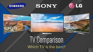 TV Comparison Sony XBR55X850D Samsung UN55KS8000 LG 55UH8500 [upl. by Clymer]