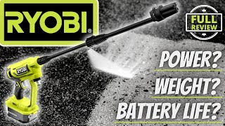 Ryobi 18v EZ CLEAN Cordless Power Cleaner Review  Battery Powered Pressure Washer  Car Detailing [upl. by Effie796]