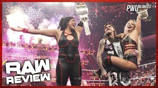 Title Change  Monday Night RAW Review 22425 [upl. by Ellenehc643]