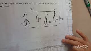 TD N°01  exo 06 Electronique superposition Thévenin Norton Millmann، electricité physique 2 [upl. by Irfan]