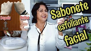 sabonete esfoliante caseiro para o rosto [upl. by Fiel]