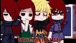 •Naruto friends react to Uzumaki clan•×🇧🇷🇺🇸🇪🇦 [upl. by Kciregor]