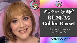 CysterWigs Color Spotlight RL2925 Golden Russet by Raquel Welch on Classic Cut [upl. by Ziom342]