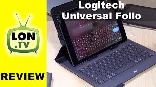 Logitech Universal Folio Review  Keyboard Case for iPad  Android and Windows Tablets  920008334 [upl. by Clere]