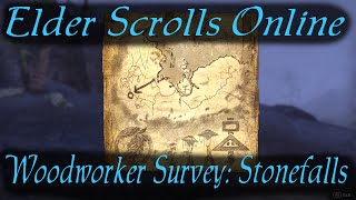 Woodworker Survey Stonefalls Elder Scrolls Online [upl. by Grimaldi]