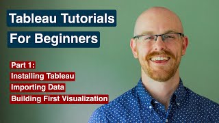 How to Install Tableau and Create First Visualization  Tableau Tutorials for Beginners [upl. by Yekcim]