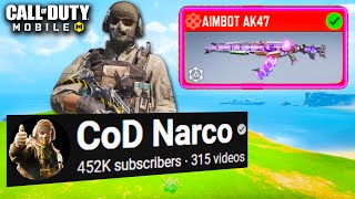 I STOLE COD Narcos AIMBOT AK47 Loadout 😈 COD MOBILE [upl. by Oralle]