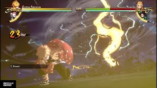 10 Advanced Zenitsu Combos For High Level Matches  Demon Slayer Hinokami Chronicles [upl. by Hanauq]