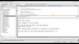 STM8 Lesson07 read and write stm8 internal eeprom [upl. by Lanna855]