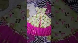 Kanha Mera Main Kanha Ki poshak headmade lahnga kurtidesign radharani [upl. by Ahtinak]