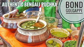 Authentic Bengali Puchka  GolGappa  Spicy Pani Puri  GupChup  Raju Puchke Wala CR Park [upl. by Akemahc134]