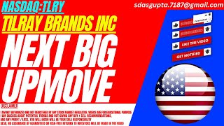 NEXT BIG UPMOVE  TLRY STOCK ANALYSIS  TILRAY BRANDS STOCK [upl. by Tiloine787]