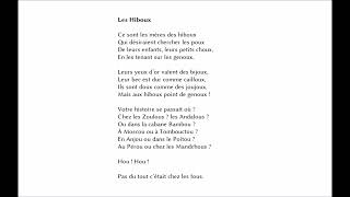 Les Hiboux Robert Desnos [upl. by Cristian]