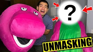 WE FINALLY UNMASKED BARNEY AT 3 AM YOU WONT BELIEVE THIS [upl. by Gnilyam]