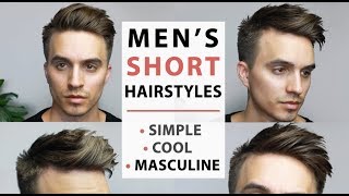 Men’s Short Hairstyles 2017  SIMPLE COOL amp MASCULINE [upl. by Joy624]