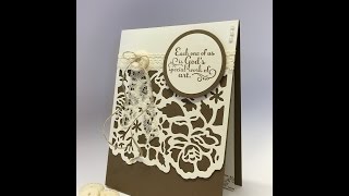 Stampin Up Quick amp Easy NEW Detailed Floral Thinlits [upl. by Callean197]