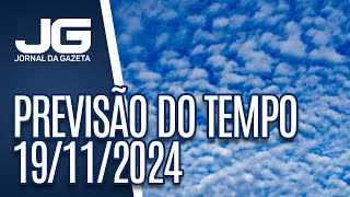 Previsão do Tempo – 19112024 [upl. by Sofer]