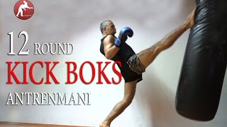 12 Round Kick Boks Antrenman Programı  Kick Boks Yap Kum Torbası Antrenmanı [upl. by Eleumas994]