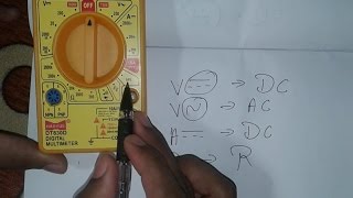 Introduction of Digital Multimeter Easy to Understand  In Hindi [upl. by Narcis]