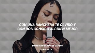 Danna Paola  AÚN TE QUIERO Gallery Session Lyric [upl. by Lorolla138]