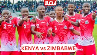 LIVE KENYA vs ZIMBABWE GAME MATCH  HARAMBEE STARS UNDER 20 GAME [upl. by Rosabelle]