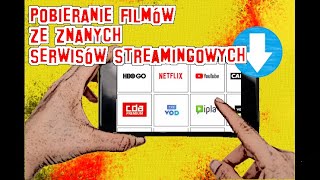 Jak pobierać filmy 2 ze znanych serwisów streamingowych takich jak youtube vod ipla czy player [upl. by Rehnberg]