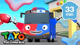 Learn Colors with Tayo and More🌈  Compilation  Color Song for Kids  Tayo the Little Bus [upl. by Claretta]