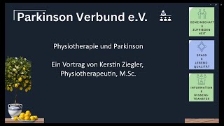 ParkinsonSchule Folge 113 Physiotherapie und Parkinson [upl. by Netnilc]