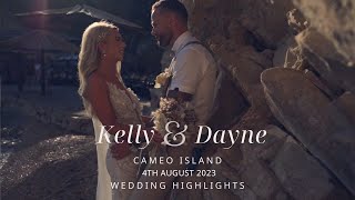 Kelly amp Dayne Cameo Island Addi Mare 4th August 2024 Wedding Highlights [upl. by Nahraf22]