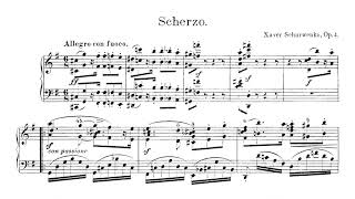 Scharwenka  Scherzo in G Major Op 4 AudioSheet Tanyel [upl. by Florida138]