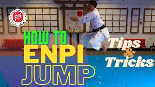 How to do the Enpi Jump  Shotokan Karate Kata Jump Training [upl. by Mientao612]