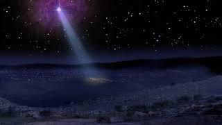 Comet as Star of Bethlehem animated STOCK FOOTAGE [upl. by Notgnirrac299]