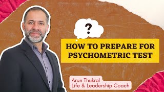 How to Prepare for Psychometric Test [upl. by Gleda]