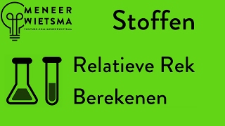 Natuurkunde uitleg Stoffen 9 Relatieve Rek [upl. by Selle]