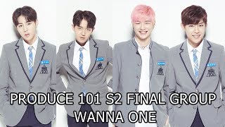 PRODUCE 101 S2 FINAL RANKING WANNA ONE MEMBERS EP11 [upl. by Aizirtap]