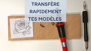 Transférer une image sur le bois avec la chaleur [upl. by Aeriell]