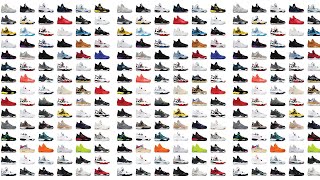 Every Air Jordan 4 Colorway Ever Released from 1989  2021 [upl. by Suirrad]