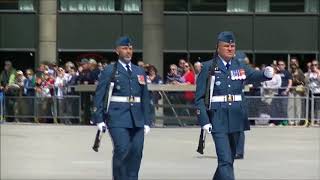 Royal Canadian Air Force Trooping the Colours Part 1 of 2 [upl. by Ettenyar]