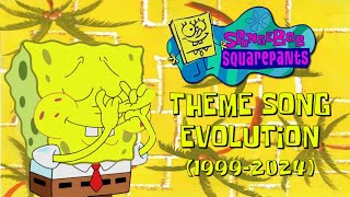 SpongeBob SquarePants Theme Song Evolution 19992024 [upl. by Aropizt]