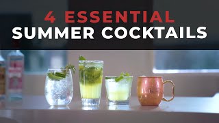 4 Essential Summer Cocktails [upl. by Corso]