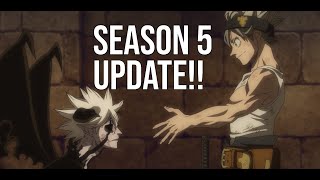 NEW Black Clover Season 5 Release Date Update [upl. by Otrebron]