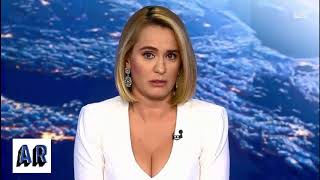 Andreea Esca Amazing News Anchor  02 October 2017 [upl. by Janenna]