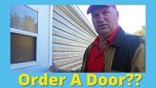 DONT BUY IT FIX IT Mobile Home Door Repair [upl. by Najed]