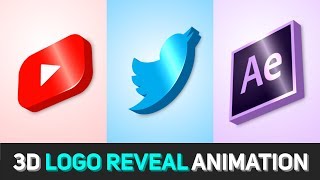 3D Logo Animation in After Effects  After Effects Tutorial  No Third Party Plugin Free Template [upl. by Elac266]